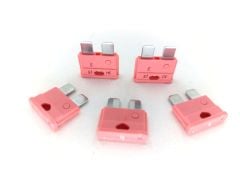 5 Adet 4 Amper Pembe Standart Bıçak Sigorta 4A