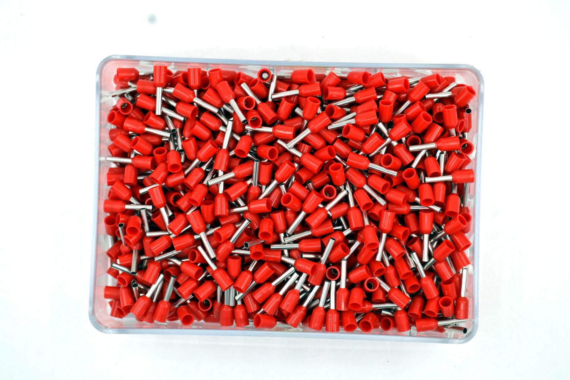 1000 Adet 1,00mm² Kablo Yüksüğü Bakır Kırmızı Yüksük TYIF-1,0