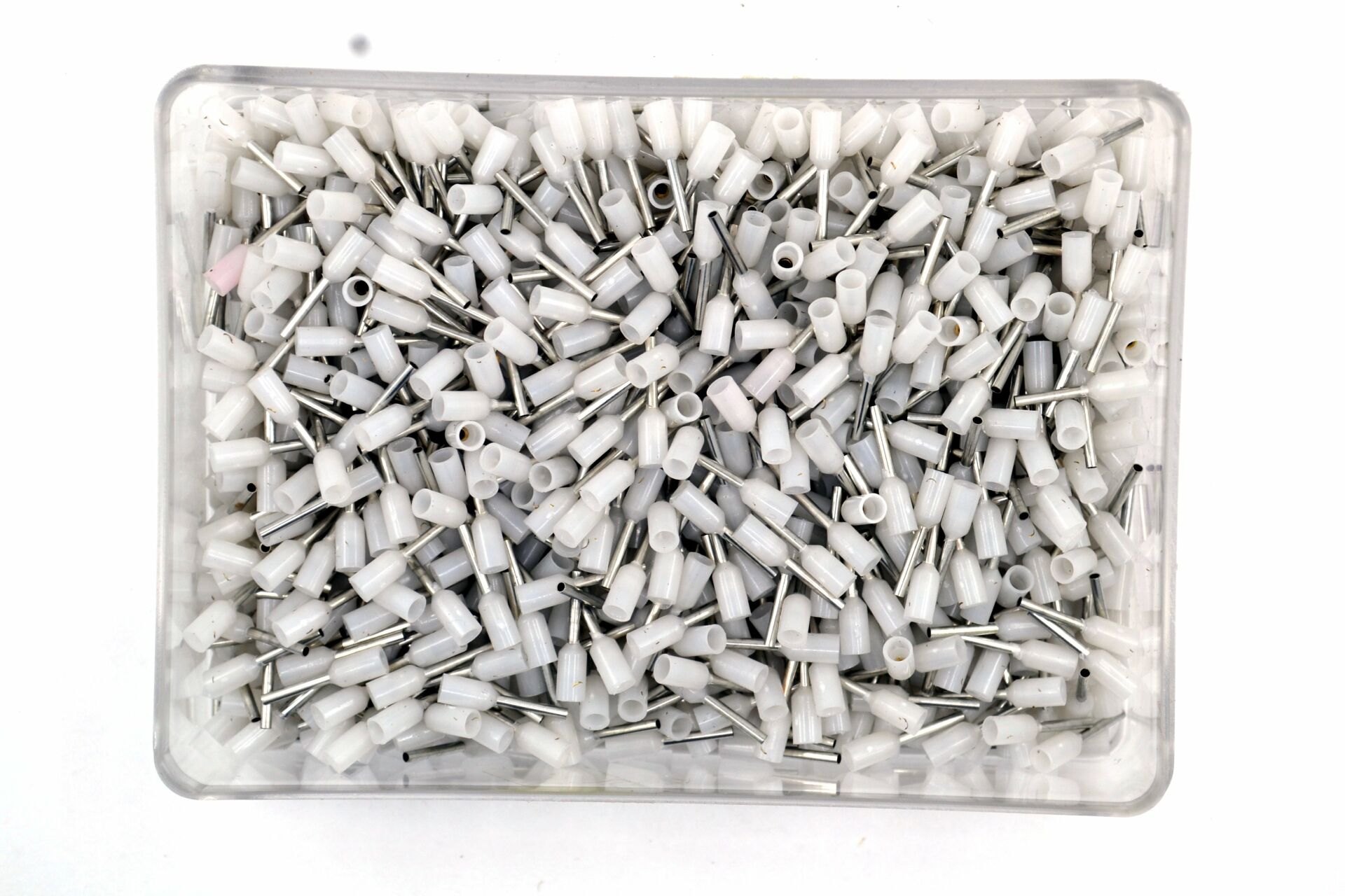 1000 Adet 0,50mm² Kablo Yüksüğü Bakır Beyaz Yüksük TYIF-0,50