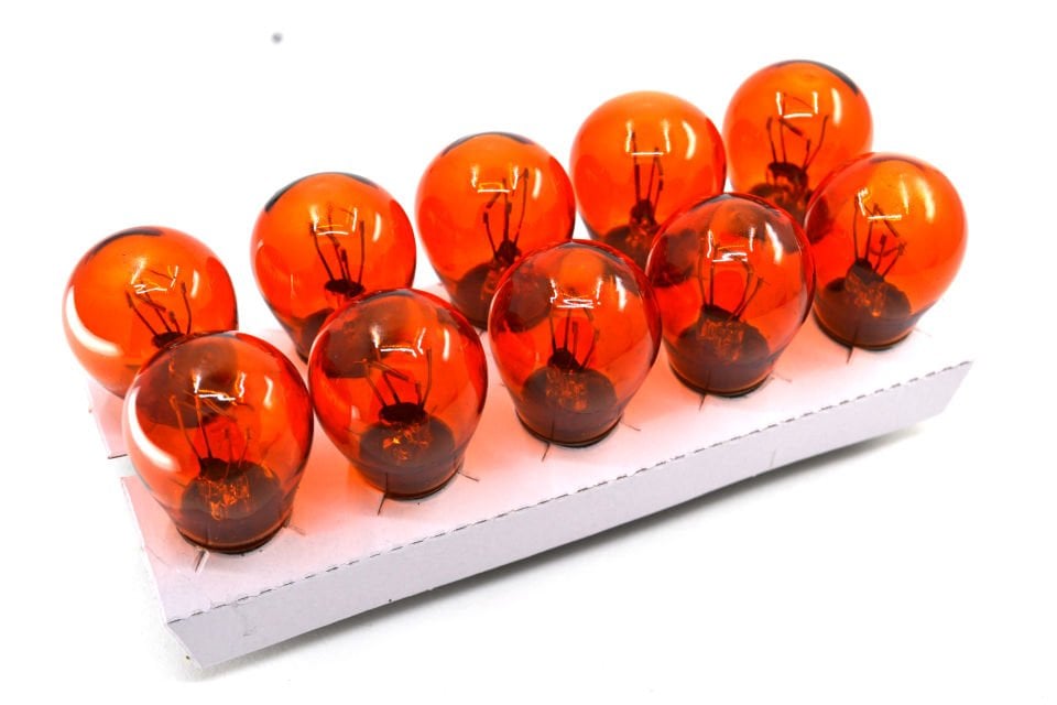 10 Adet 12V 1016 PY21/5W Turuncu Sinyal Ampulü Çift Duylu