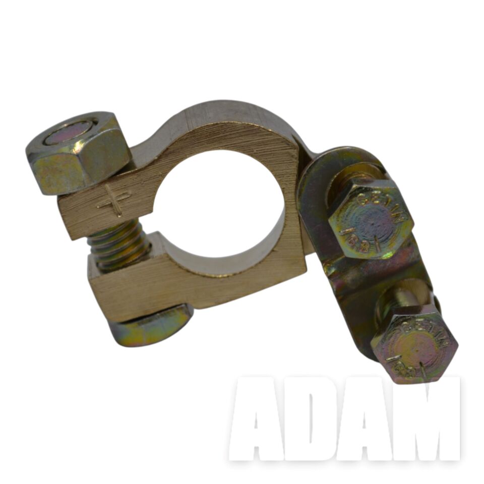 50 Adet (+) Kalın Akü Kutup Başı Terminali Kesme Prinç Artı Kutupsan