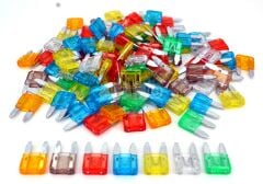 100 Adet Mini Bıçak Sigorta Karışık