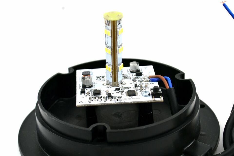 12V-100V Küçük Turuncu İkaz Tepe Lambası Led Çakar Mıknatıslı