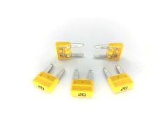 Mini Bıçak Sigorta 5 Adet 20A Sarı 20 Amper