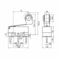 5 Adet Mini Micro Switch Makaralı Paletli KW10 Z4P