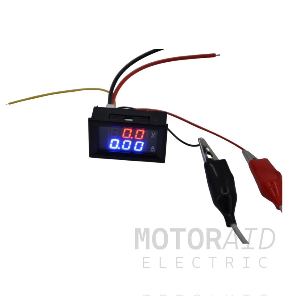 Akü Voltaj Göstergesi Ve Ampermetre Dijital 3-100V 0-10A