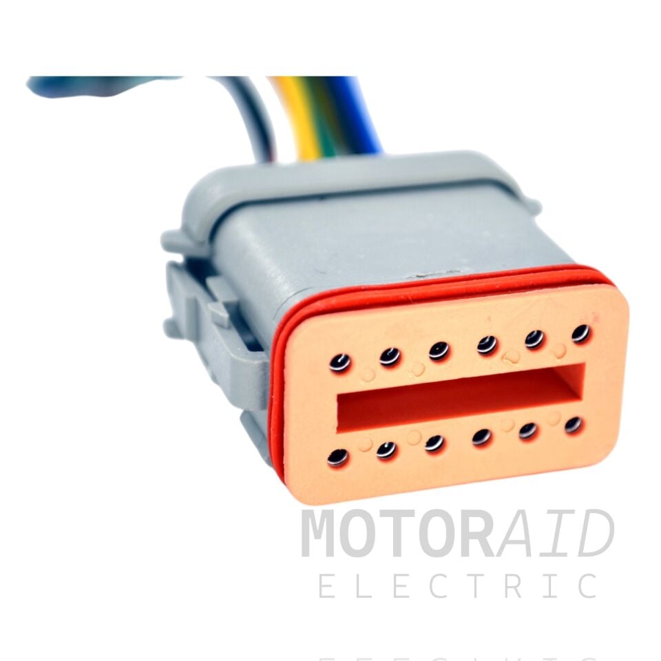 Deutsch Soket 12 Pin Kablolu Erkek Dişi Konnektör Takımı Araç Elektrik Bağlantı