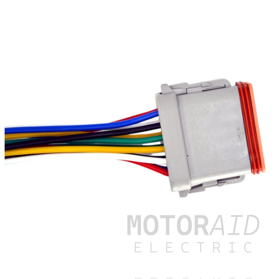 Deutsch Soket 12 Pin Kablolu Erkek Dişi Konnektör Takımı Araç Elektrik Bağlantı