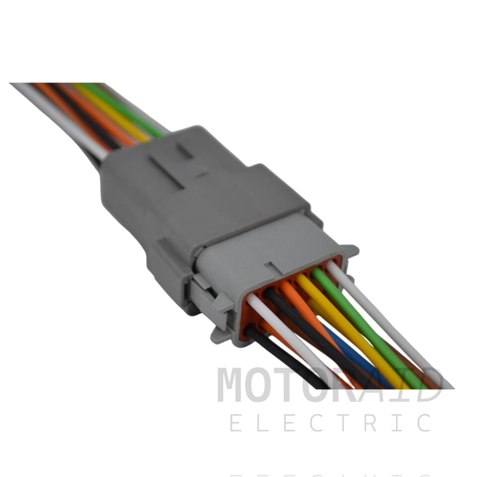 Deutsch Soket 12 Pin Kablolu Erkek Dişi Konnektör Takımı Araç Elektrik Bağlantı