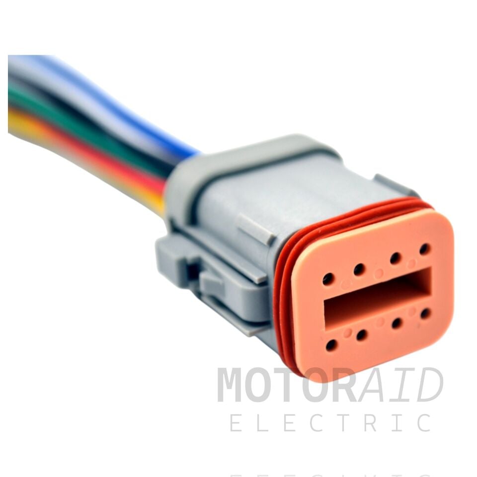 Deutsch Soket 8 Pin Kablolu Erkek Dişi Konnektör Takımı Araç Elektrik Bağlantı