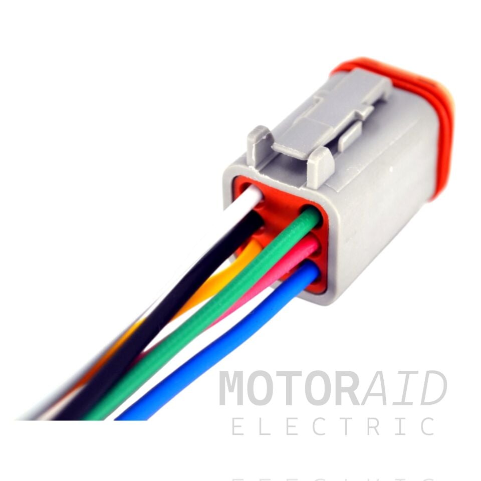Deutsch Soket 6 Pin Kablolu Erkek Dişi Konnektör Takımı Araç Elektrik Bağlantı