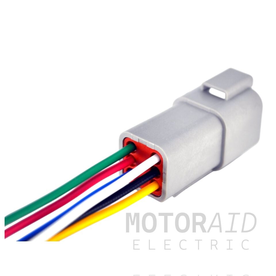 Deutsch Soket 6 Pin Kablolu Erkek Dişi Konnektör Takımı Araç Elektrik Bağlantı