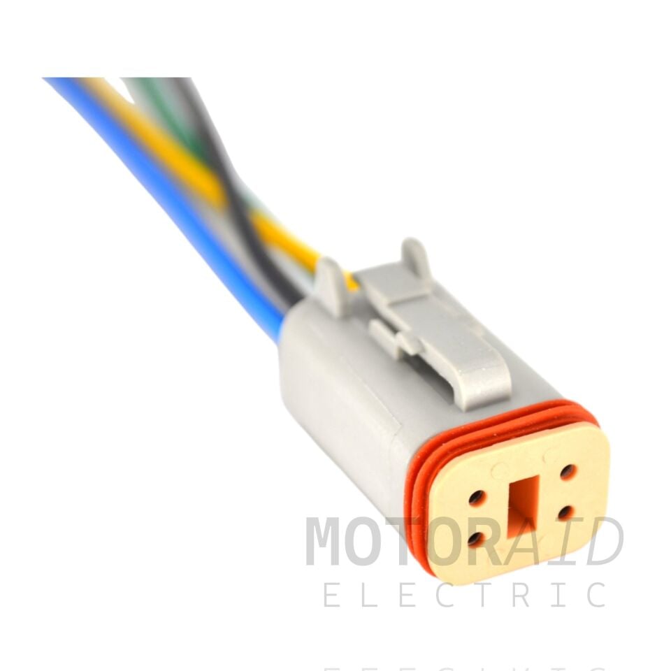 Deutsch Soket 4 Pin Kablolu Erkek Dişi Konnektör Takımı Araç Elektrik Bağlantı