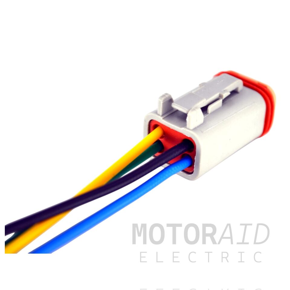 Deutsch Soket 4 Pin Kablolu Erkek Dişi Konnektör Takımı Araç Elektrik Bağlantı