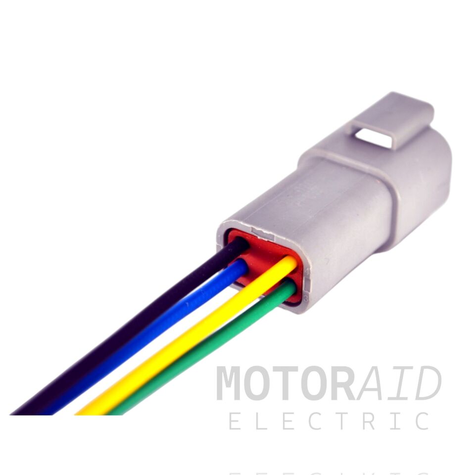 Deutsch Soket 4 Pin Kablolu Erkek Dişi Konnektör Takımı Araç Elektrik Bağlantı