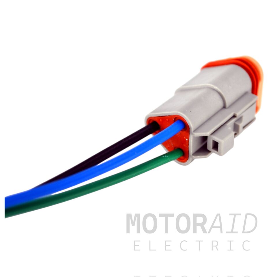 Deutsch Soket 3 Pin Kablolu Erkek Dişi Konnektör Takımı Araç Elektrik Bağlantı