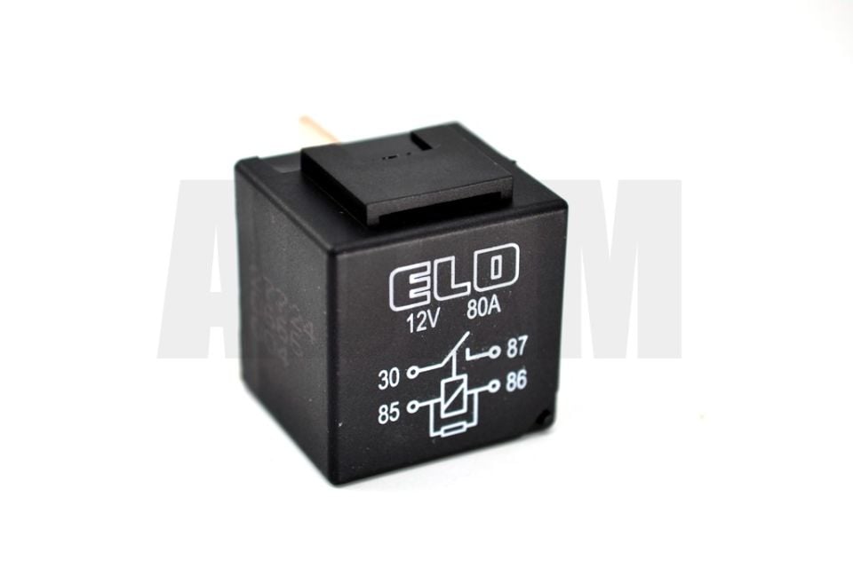Yüksek Amperli Dirençli Mini Güç Rölesi 4 Fişli 12V 80A