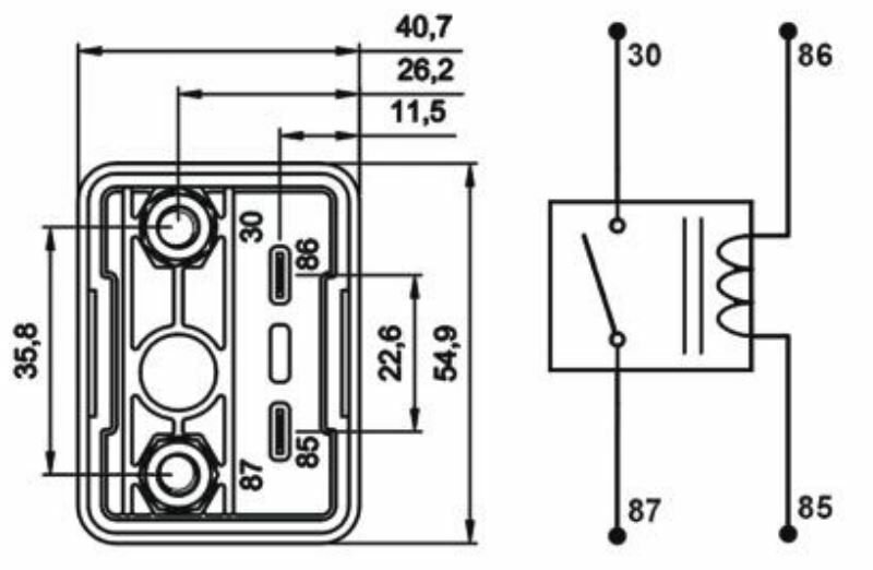 Yüksek Amperli Güç Rölesi 120 Amper 12V 120A 201005011