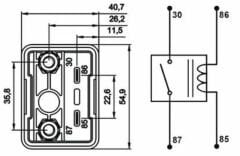 Yüksek Amperli Güç Rölesi 120 Amper 12V 120A 201005011
