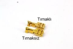 300 Adet 6,3 Tırnaklı Dişi Terminal Fiş Kablo Ucu