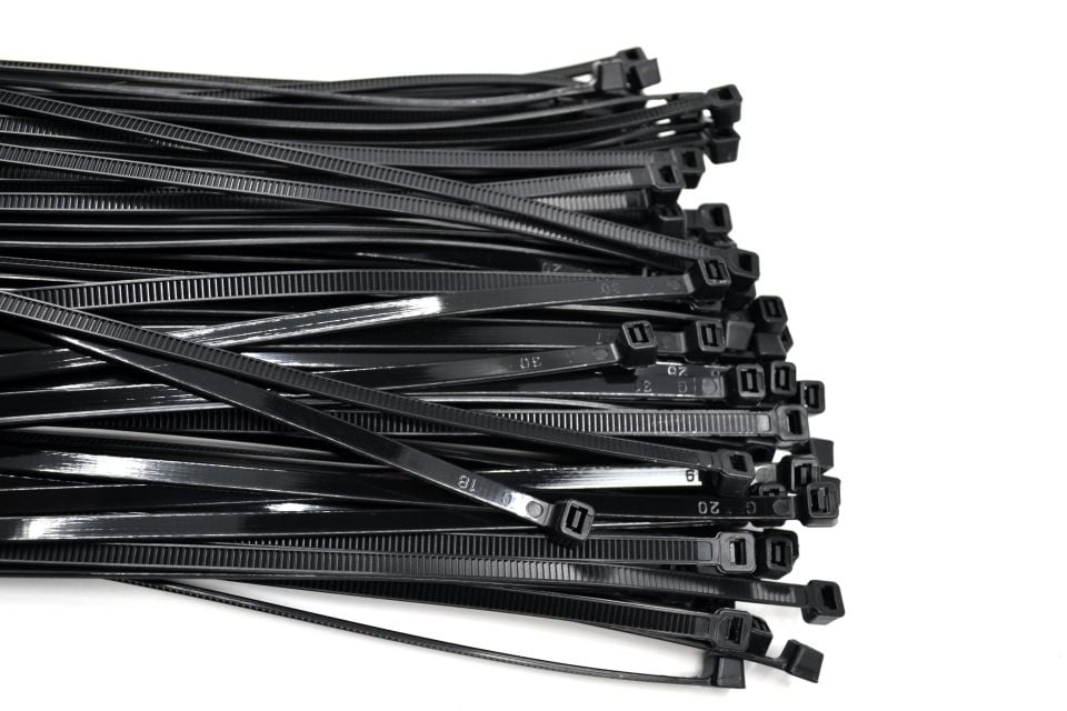 43cm Siyah Kablo Bağı 430x4,8 Ultraviyole Dayanıklı 100 Adetli Poşet