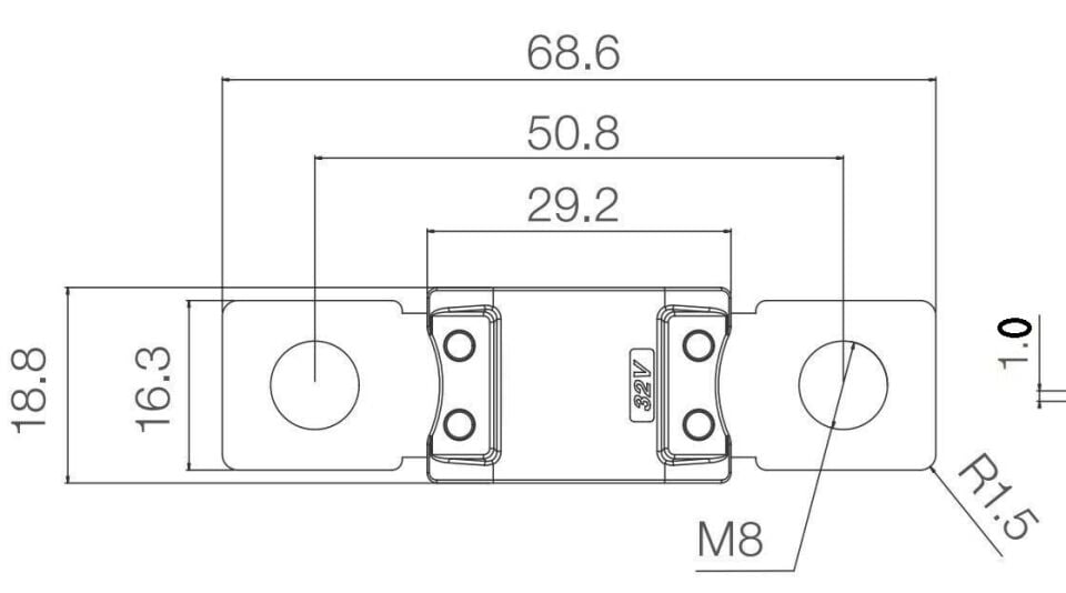 250A Megaval Sigorta Bakır Kaplamalı Pencereli Kasa