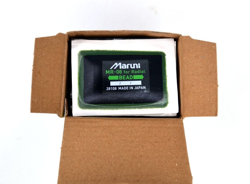 20 Adet Dikdörtgen Lastik Tamir Yanak Yaması 6X4cm Maruni