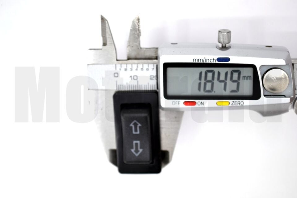 Oklu Cam Düğmesi Anahtarı Yeşil Işıklı 5 Pinli Üniversal