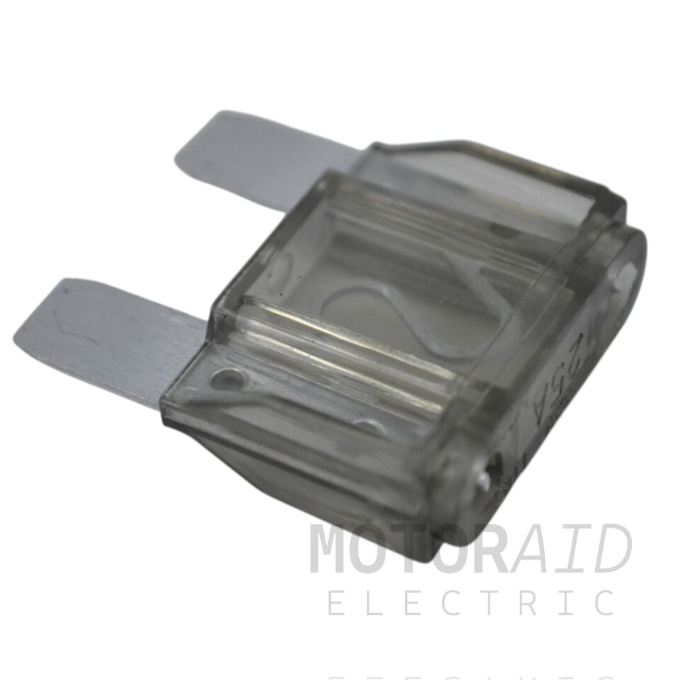 25A Gri Şeffaf Büyük Maksi Bıçak Sigorta 25 Amper MAX25