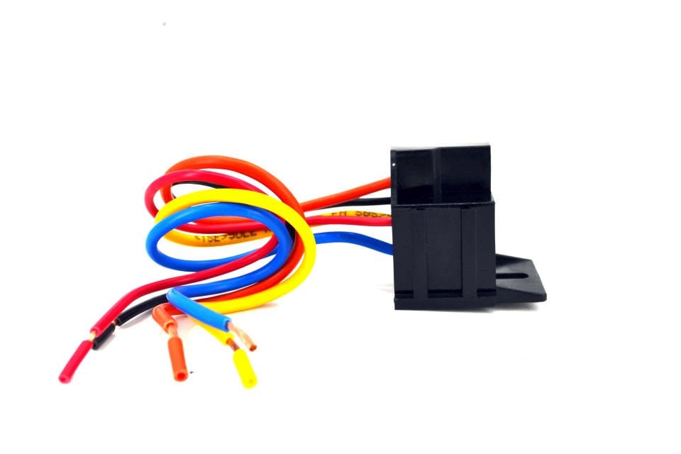 5 Fişli Mini Röle Soketi 6,3mm Fişli Rölelere Göre Bakır Kablolu ELO 207150251 Geçmeli