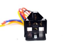 5 Fişli Mini Röle Soketi 6,3mm Fişli Rölelere Göre Bakır Kablolu ELO 207150251 Geçmeli