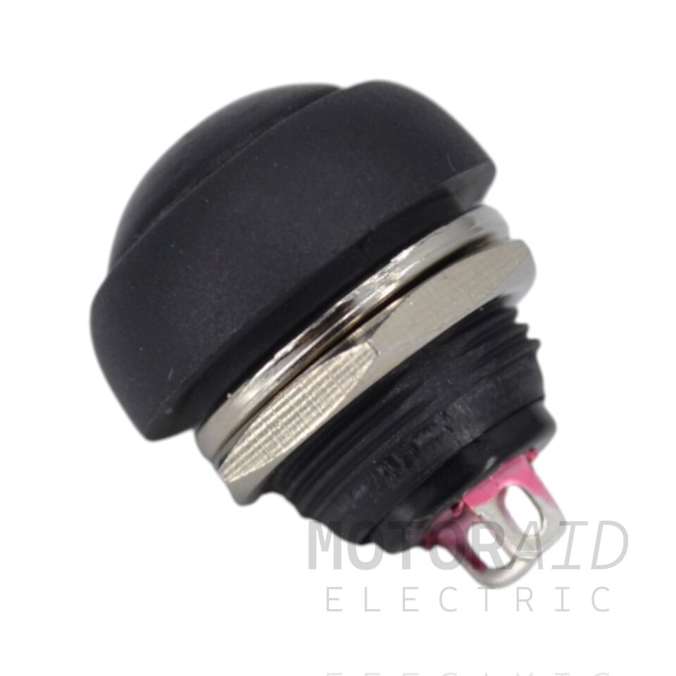 12mm Siyah Plastik Küçük Push Buton Yaylı MT-ANY32
