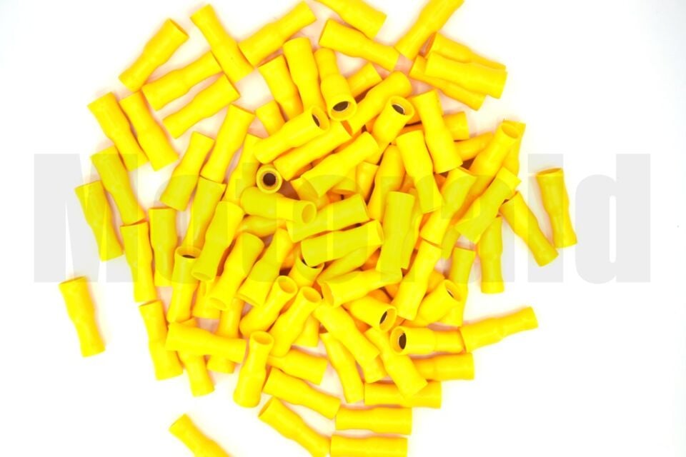 100 Adet Yuvarlak Dişi Sarı 4,00-6,00mm Kablo Ucu Fiş TPBD-5050