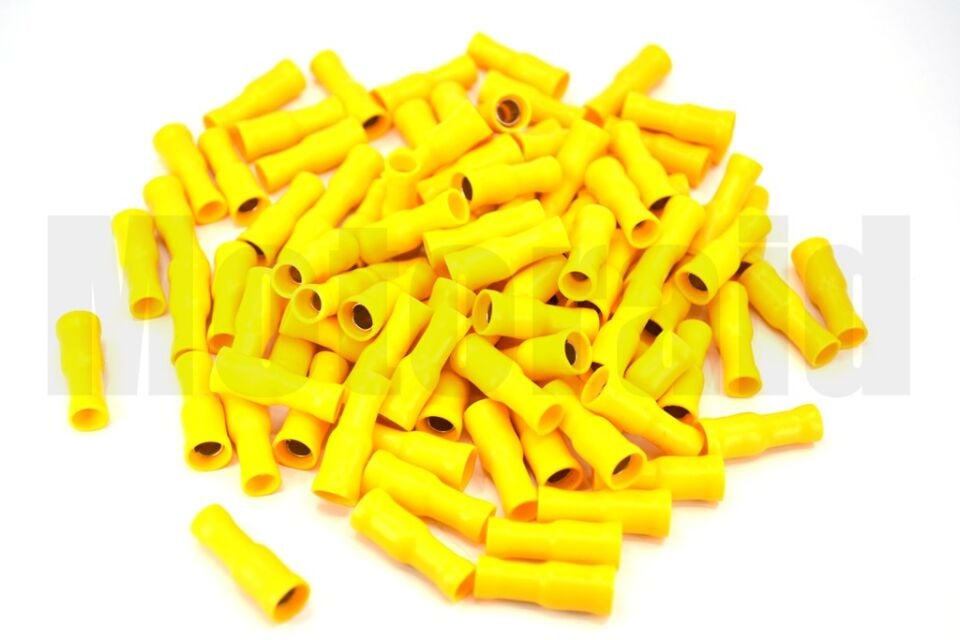 100 Adet Yuvarlak Dişi Sarı 4,00-6,00mm Kablo Ucu Fiş TPBD-5050