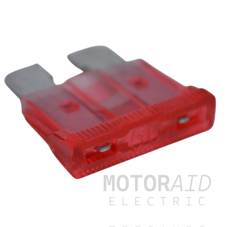 100 Adet 50A Pembe Standart Oto Bıçak Sigorta 12V - 32V DC