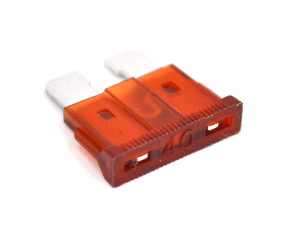 100 Adet 40A Amber Standart Oto Bıçak Sigorta 12V - 32V DC