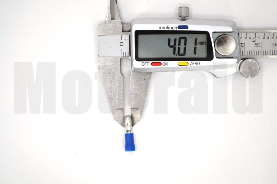 100 Adet Yuvarlak Erkek Mavi 1,50-2,50mm Kablo Ucu Fiş TPBE-2040