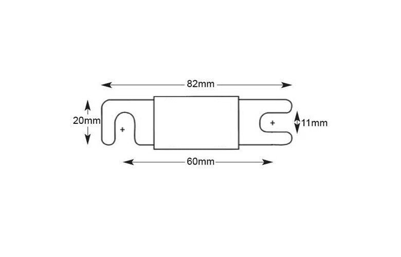 35A ANL Sigorta Marine Tekne Forklift İş Makinesi Seramik MT-35ANL