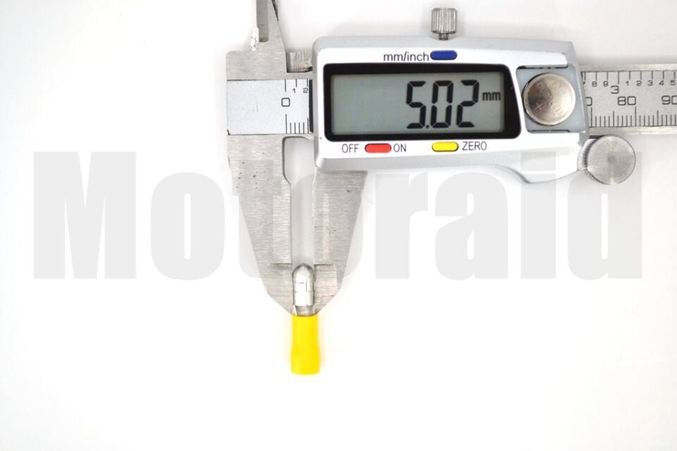 100 Adet Yuvarlak Erkek Sarı 4,00-6,00mm Kablo Ucu Fiş