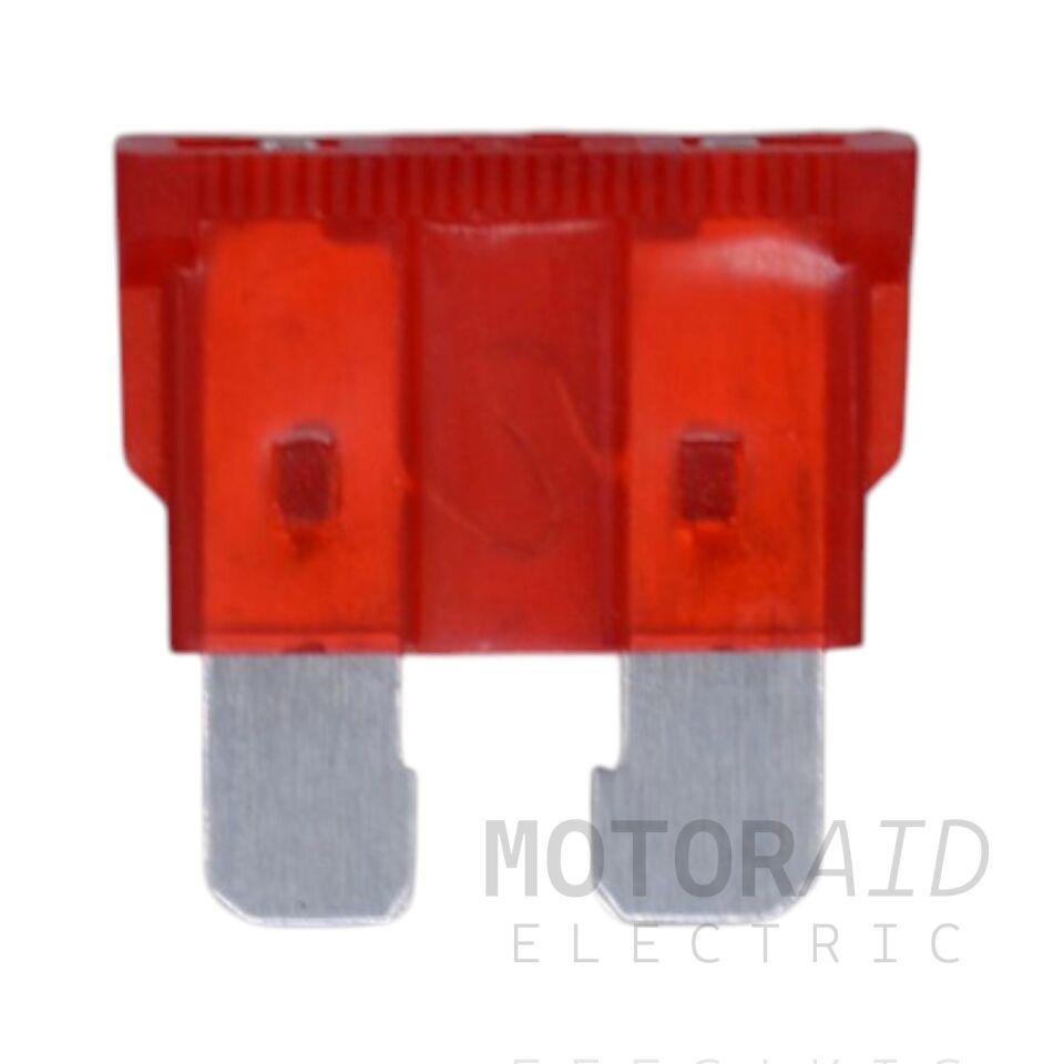 100 Adet 10A Kırmzı Standart Oto Bıçak Sigorta 12V - 32V DC