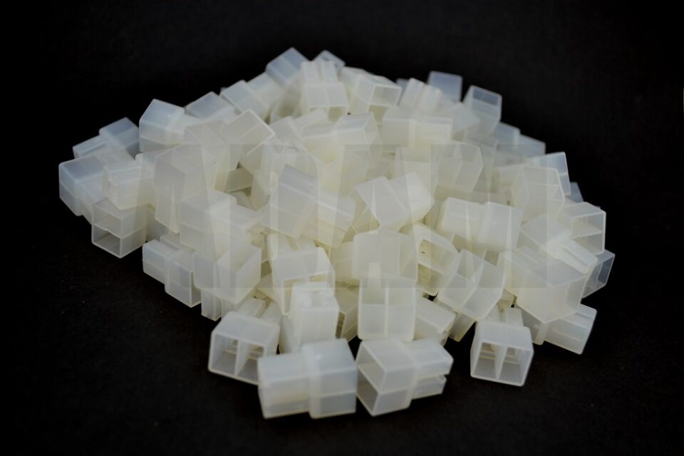 100 Adet 2 Terminal Erkek Konnektör Kılıf (6,3 Dişi Fiş İçin)