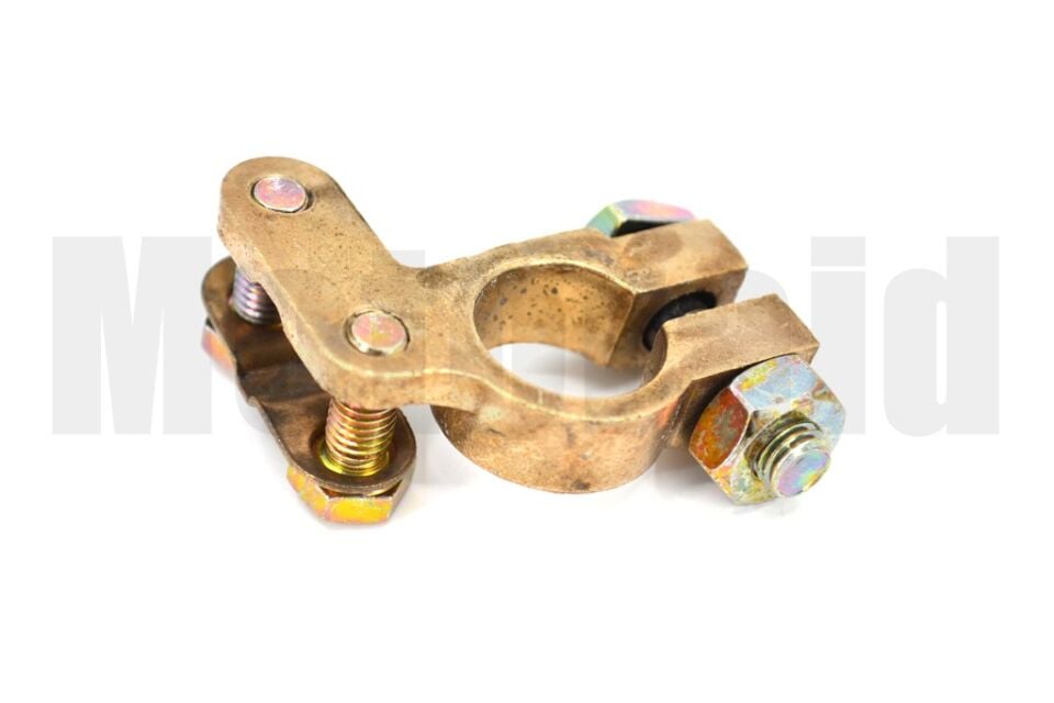 50 Adet Akü Kutup Başı Terminali (-) Eksi Zamak Alaşım