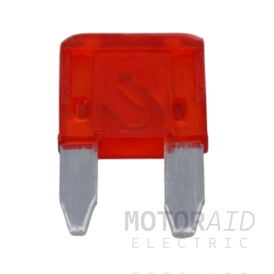 100 Adet 10A Kırmzı Mini Oto Bıçak Sigorta 12V - 32V DC