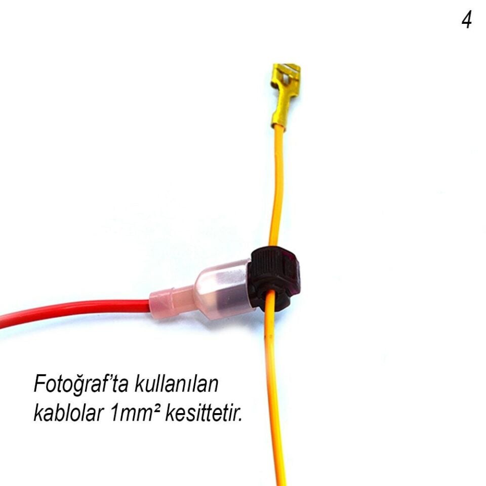 120 Parça (60 Takım) Kabloyu Sıyırmadan Hızlı Ekleme Devre Alma Konnektörü