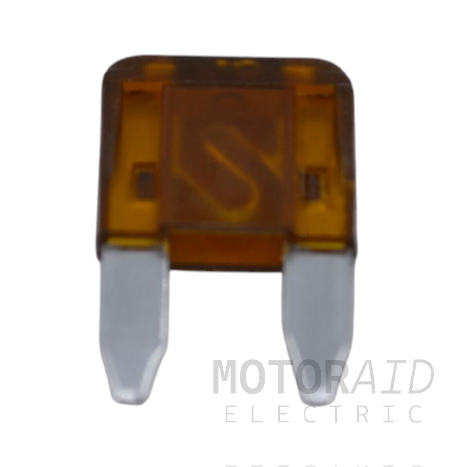 100 Adet 7,5A Kahverengi Mini Oto Bıçak Sigorta 12V - 32V DC