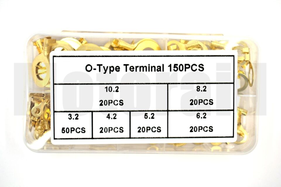 Kablo Ucu Pabuç Seti 150 Parça Şase Terminal