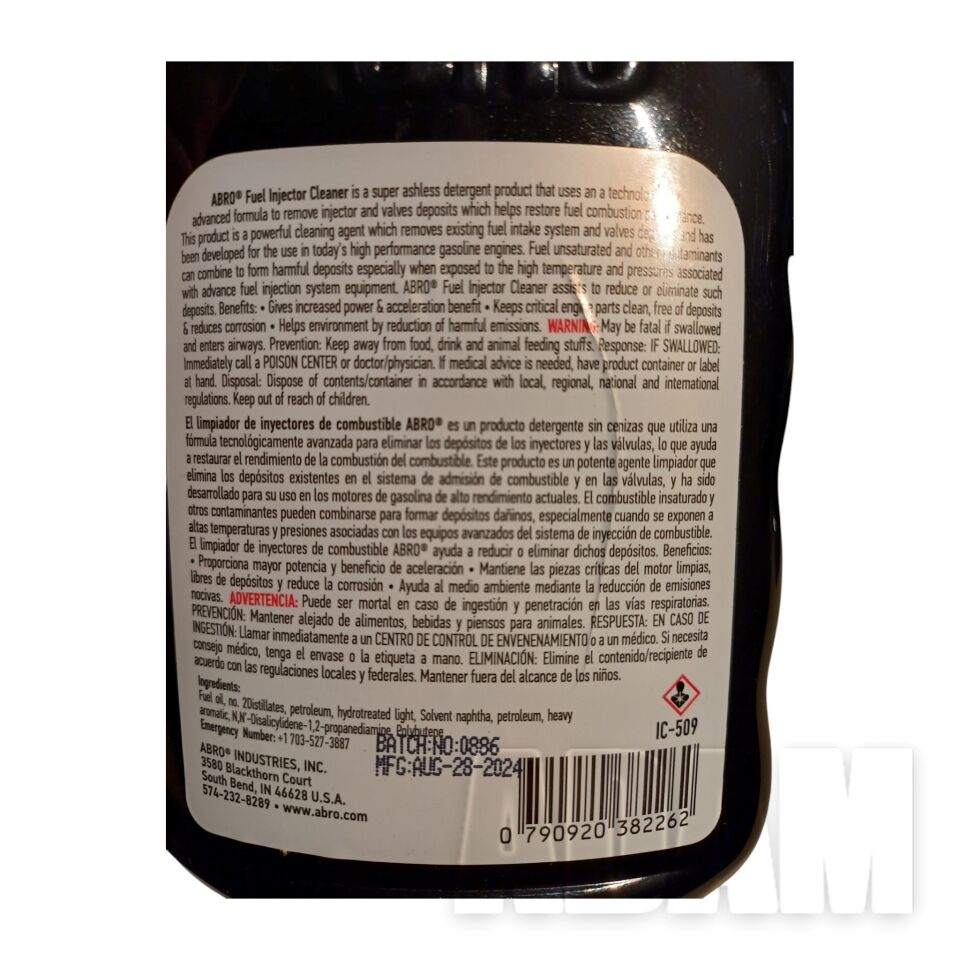 Benzin Enjektör Temizleyici 354Ml. Usa ABRO IC-509