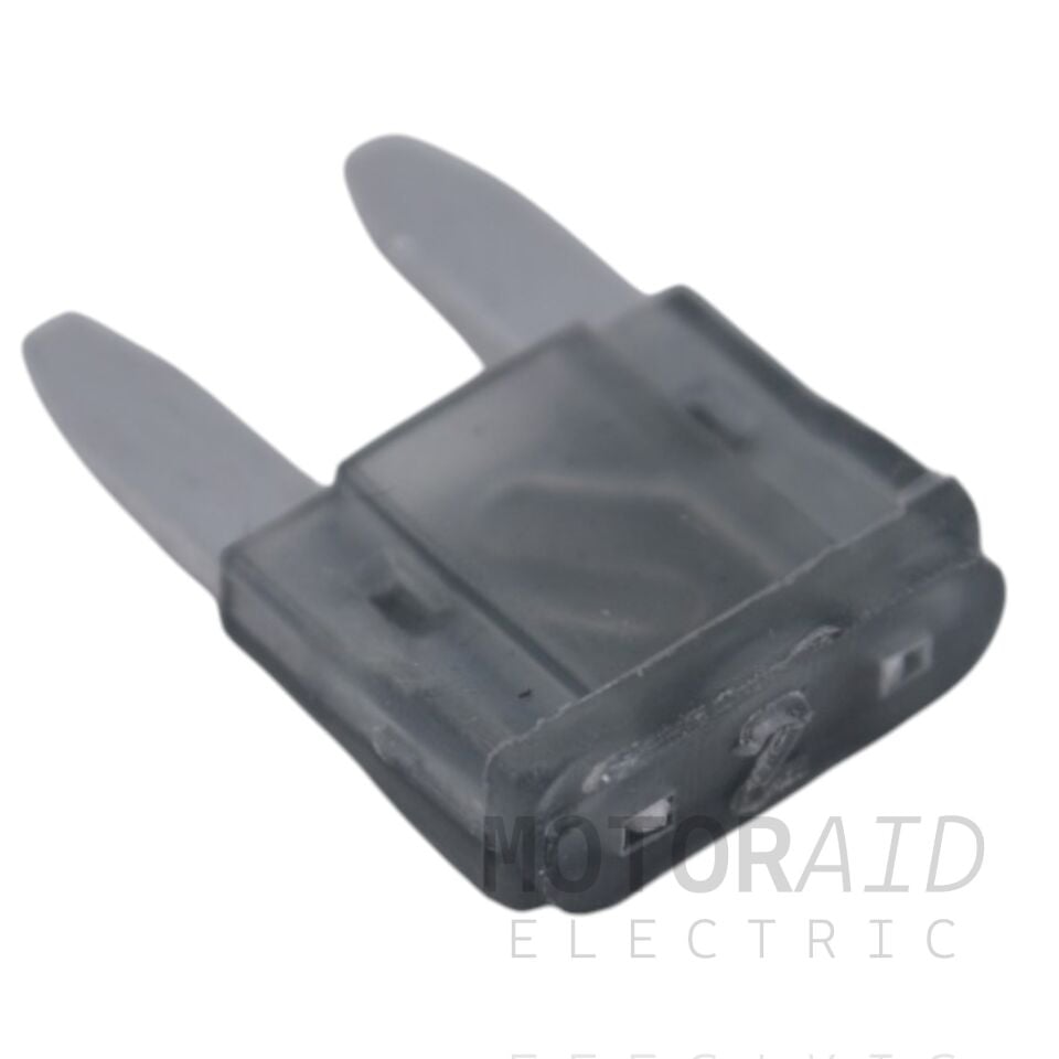 100 Adet 2A Gri Mini Oto Bıçak Sigorta 12V - 32V DC