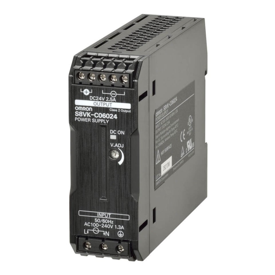 Kitap Tip Güç Kaynağı 100-240V DC IN - 24V DC 2,5A OUT