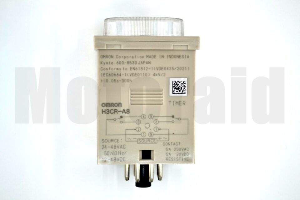 8 Pinli Zaman Rölesi 12V-48V 300h